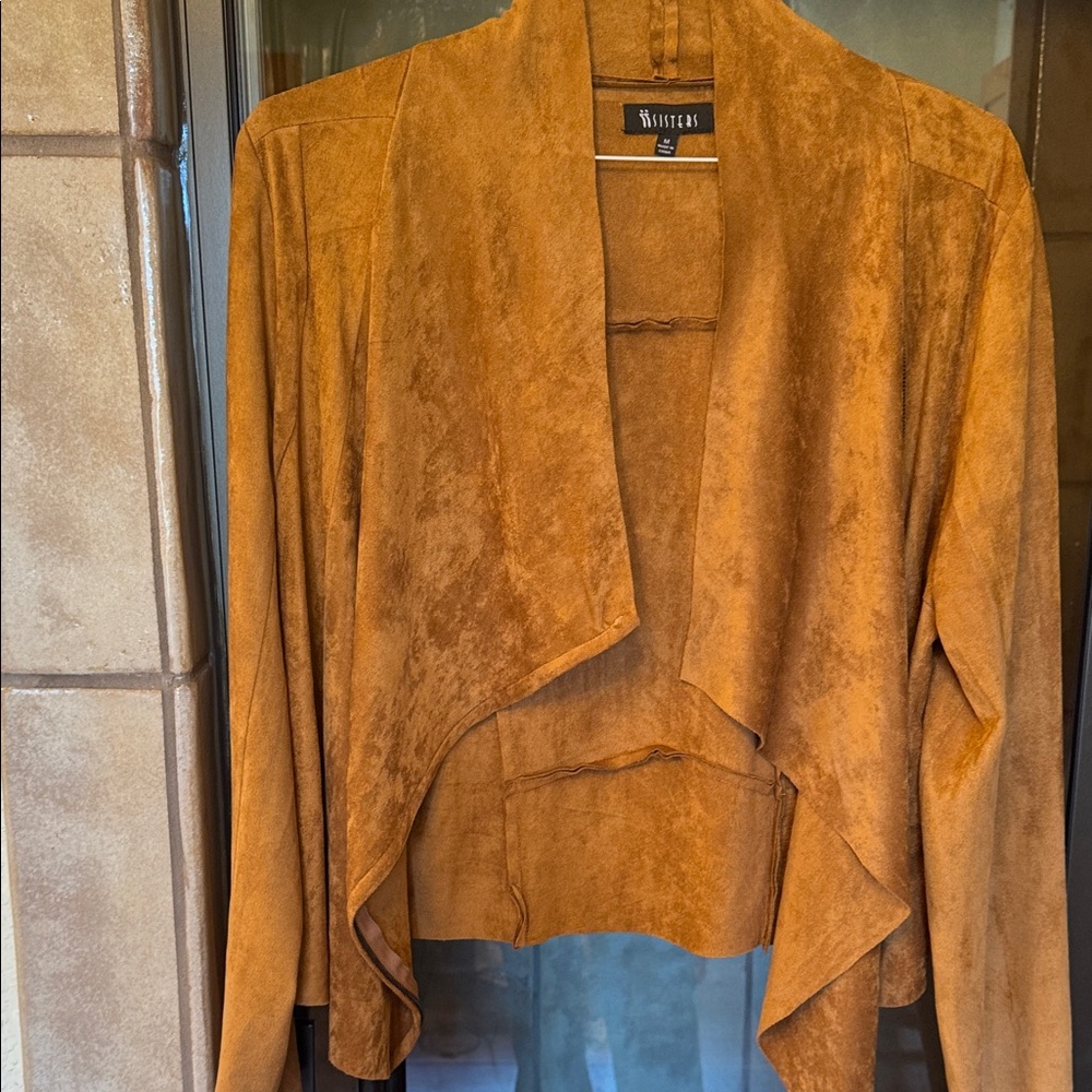 Two Sisters Women's Tan Suede Jacket